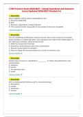 CTBS Practice Exam 2 2026&sol;2027 &vert; Actual Questions and&NewLine;Answers Latest Updated 2026&sol;2027 &lpar;Graded A&plus;&rpar;