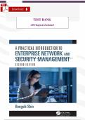 A Practical Introduction to Enterprise Network and Security Management 2nd Edition by Bongsik Shin &vert; Chapters 1&ndash;13 &vert; Study Guide & Practice Questions