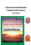 Solutions Manual For Calculus Single and Multivariable 7th Edition By Hughes Hallett&comma; McCallum