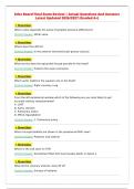 Echo Board Final Exam Review &vert; Actual Questions And Answers&NewLine;Latest Updated 2026&sol;2027 &lpar;Graded A&plus;&rpar;