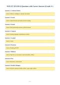 Package Deal-&semi;&semi;NUR 327 Exams with CORRECT Answers 