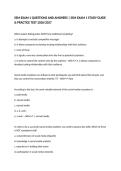 SSM EXAM 1 QUESTIONS AND ANSWERS &vert; SSM EXAM 1 STUDY GUIDE & PRACTICE TEST 2026&sol;2027
