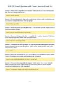 NUR 370 Exam 1 Questions with Correct Answers &lpar;Grade A&plus;&rpar;