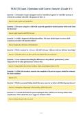 NUR 370 Exam 2 Questions with Correct Answers &lpar;Grade A&plus;&rpar;