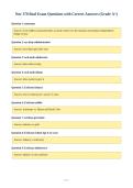 Nur 370 final Exam Questions with Correct Answers &lpar;Grade A&plus;&rpar;