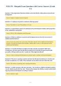 NUR 370 - Sherpath Exam Questions with Correct Answers &lpar;Grade&NewLine;A&plus;&rpar;