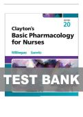 TEST BANK FOR Clayton's Basic Pharmacology for Nurses 20th Edition&comma; by Michelle J&period; Willihnganz&comma;Samuel L&period; Gurevitz PharmD ISBN&colon;978-0443263989 COMPLETE GUIDE All CHAPTERS COVERED 100&percnt; VERIFIED A&plus; GRADE ASSURED&excl;&excl;&excl;&excl;&excl; NEW LATEST UPDATE&excl;&excl;&excl;&excl;&excl;