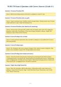 NURS 370 Exam 4 Questions with Correct Answers &lpar;Grade A&plus;&rpar;
