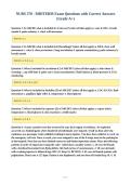Package-&semi;&semi;NURS 370 Exams with CORRECT Answers 