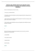WOUND CARE CERTIFICATION EXAM &vert; 2026&sol;2027 LATEST &NewLine;UPDATED VERSION &vert; QUESTIONS AND VERIFIED ANSWERS &vert; &NewLine;GRADED A&plus;