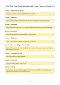 NUR 641E Final Exam Questions with Correct Answers &lpar;Grade A&plus;&rpar;