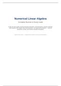 Numerical Linear Algebra &mdash; Complete Module Revision Guide