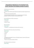 REGISTERED ENVIRONMENTAL MANAGER &lpar;REM&rpar; EXAM &vert; &NewLine;INTERIOR DESIGN PROFESSIONAL EXAM 2026&sol;2027 LATEST &NewLine;UPDATE &vert; QUESTIONS AND VERIFIED ANSWERS &vert; GRADED A&plus;