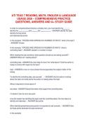 ATI TEAS 7 Reading&comma; Math&comma; English & Language Usage 2026 &ndash; Comprehensive Practice Questions&comma; Answers and A&plus; Study Guide