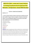 ABFM ITE &lpar;PDF&rpar; &vert; &lpar;2026&sol;2027&rpar; Family Medicine &NewLine;In-Training Examination Practice Questions Plus &NewLine;Rationales &vert; 250 Questions &vert; Instant PDF Download