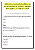 AHIP 2027 Medicare Certification &lpar;PDF&rpar; &vert; 250 &NewLine;Practice Questions Plus Rationales &vert; 2026&sol;2027 &NewLine;Licensing Prep &vert; Instant PDF Download 
