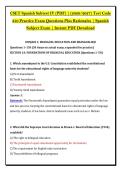 CSET Spanish Subtest IV &lpar;PDF&rpar; &vert; &lpar;2026&sol;2027&rpar; Test Code &NewLine;250 Practice Exam Questions Plus Rationales &vert; Spanish &NewLine;Subject Exam &vert; Instant PDF Download