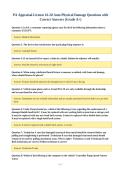 PA Appraisal License 16-20 Auto Physical Damage Questions with&NewLine;Correct Answers &lpar;Grade A&plus;&rpar;