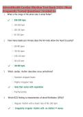 AdventHealth Cardiac Rhythm Test Bank 2026 &vert; 39 Verified Q&A &vert; EKG Rhythm Recognition&comma; Heart Blocks & Arrhythmias &vert; Most Frequently Tested Questions &vert; Graded A&plus;