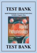 TEST BANK APPLIED PATHOPHYSIOLOGY FOR THE ADVANCED PRACTICE NURSE 1ST EDITION BY LUCIE DLUGASCH&comma; STORY TEST BANK ISBN-9781284150452