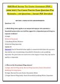 H&R Block Income Tax Course Assessment &lpar;PDF&rpar; &vert; &NewLine;&lpar;2026&sol;2027&rpar; Tax Course Practice Exam Questions Plus &NewLine;Rationales &vert; 250 Questions &vert; Instant PDF Download 