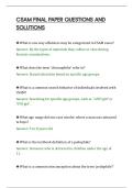 CSAM FINAL PAPER QUESTIONS AND&NewLine;SOLUTIONS&NewLine;