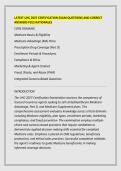 LATEST UHC 2027 CERTIFICATION EXAM QUESTIONS AND CORRECT &NewLine;ANSWERS PLUS RATIONALES