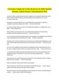 Cost Exam 2 Study Set 2 with all Correct & 100&percnt; Verified Answers &vert;Latest Version &vert;Guaranteed to Pass