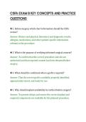 CSFA EXAM B KEY CONCEPTS AND PRACTICE&NewLine;QUESTIONS&NewLine;