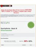 Relias Dysrhythmia Basic A&B Test Answers 2025&sol;2026 ACTUAL SCREENSHOOTS &vert;Complete Q&A REVIEW COMPLETE ECG&sol;EKG STUDY GUIDE &vert; RHYTHM STRIPS&comma; IMAGES & SCREENSHOTS &vert; ALL MAJOR RHYTHMS&comma; HEART BLOCKS&comma; PACEMAKERS &plus; QUESTIONS & RATIONALES