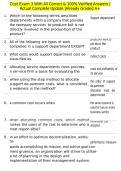 Cost Exam 3 With All Correct & 100&percnt; Verified Answers &vert;Actual Complete Update &vert;Already Graded A&plus;