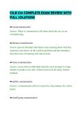 CSLB C10 COMPLETE EXAM REVIEW WITH&NewLine;FULL SOLUTIONS&NewLine;
