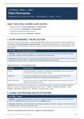 Life sciences - Plant hormones