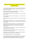 CSST Exam with all Correct & 100&percnt; Verified Answers &vert;Guaranteed to Pass