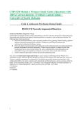 CMN 554 Module 1 Primary Study Guide &vert; Questions with&NewLine;100&percnt; Correct Answers &vert; Verified &vert; Latest Update -&NewLine;University of South Alabama
