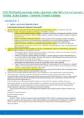 CMN 554 Final Exam Study Guide &vert; Questions with 100&percnt; Correct Answers &vert; Verified &vert; Latest Update - University of South Alabama