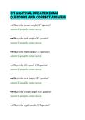 CST 8116 FINAL UPDATED EXAM&NewLine;QUESTIONS AND CORRECT ANSWERS&NewLine;
