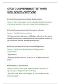 CTCD COMPREHENSIVE TEST PAPER&NewLine;WITH SOLVED QUESTIONS&NewLine;