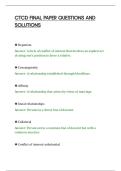 CTCD FINAL PAPER QUESTIONS AND&NewLine;SOLUTIONS&NewLine;