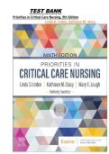 Test Bank for Priorities in Critical Care Nursing 9th Edition by Linda D&period; Urden&comma; Kathleen M&period; Stacy&comma; Mary E&period; Lough &vert; All Chapters 