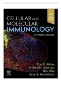 TEST BANK FOR  Cellular and Molecular Immunology&comma; 11th Edition by Abul K&period; Abbas 2025 ISBN&colon;978-0443283581 COMPLETE GUIDE ALL CHAPTERS COVERED 100&percnt; VERIFIED A&plus; GRADE ASSURED&excl;&excl;&excl;&excl;
