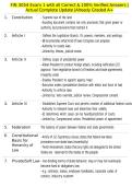 FIN 3054 Exam 1 with all Correct & 100&percnt; Verified Answers &vert;Actual Complete Update &vert;Already Graded A&plus;