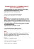 NSG 3600 Exam 3 Actual Exam V2 &vert; NSG 3600 Nursing Practice &ndash; &NewLine;Children&rsquo;s Health &lpar;NSG3600 Exam 3&rpar; 