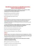 NSG 3600 Exam 4 Actual Exam V3 &vert; NSG 3600 Nursing Practice &ndash; &NewLine;Children&rsquo;s Health &lpar;NSG3600 Exam 4&rpar; 