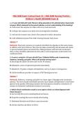 NSG 3600 Exam 4 Actual Exam V1 &vert; NSG 3600 Nursing Practice &ndash; &NewLine;Children&rsquo;s Health &lpar;NSG3600 Exam 4&rpar; 