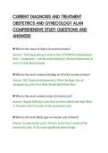 CURRENT DIAGNOSIS AND TREATMENT&NewLine;OBSTETRICS AND GYNECOLOGY ALAN&NewLine;COMPREHENSIVE STUDY QUESTIONS AND&NewLine;ANSWERS&NewLine;
