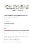 NUR 257 PACKAGE DEAL 100&percnt; VERIFIED 2026&sol;2027