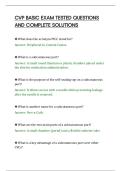 CVP BASIC EXAM TESTED QUESTIONS&NewLine;AND COMPLETE SOLUTIONS&NewLine;