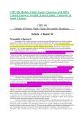 CMN 554 Module 4 Study Guide &vert; Questions with 100&percnt; Correct Answers &vert; Verified &vert; Latest Update - University of South Alabama
