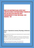 NRNP 6552 MIDTERM EXAM LATEST 2023 &NewLine;&sol;NRNP6552 WEEK 6 MIDTERM NEWEST VERSION Qs &NewLine;and Ans with Explanation&comma; Most &NewLine;Comprehensive to Pass the Exam&comma; 100&percnt; &NewLine;Verified - PDF